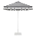 Load image into Gallery viewer, Original Parasol Co black stripe square umbrella front