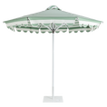 Load image into Gallery viewer, Horiztonal Stripe Umbrella Sage Front