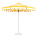 Load image into Gallery viewer, Horiztonal Stripe Umbrella Yellow Front
