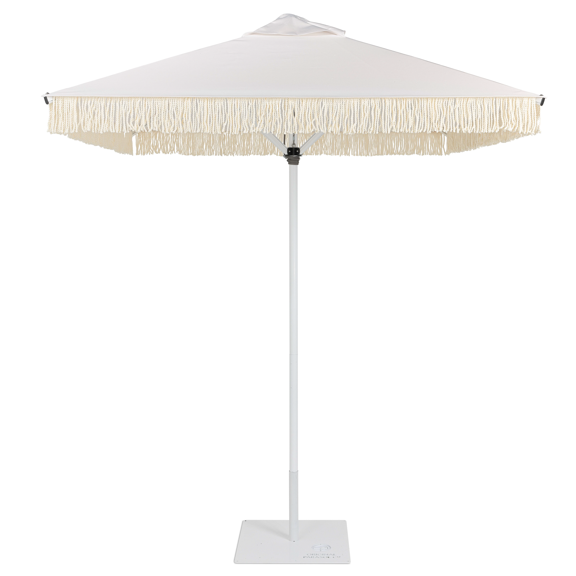 Original Parasol Co Fitzroy Natural Bullion Fringe Umbrella 
