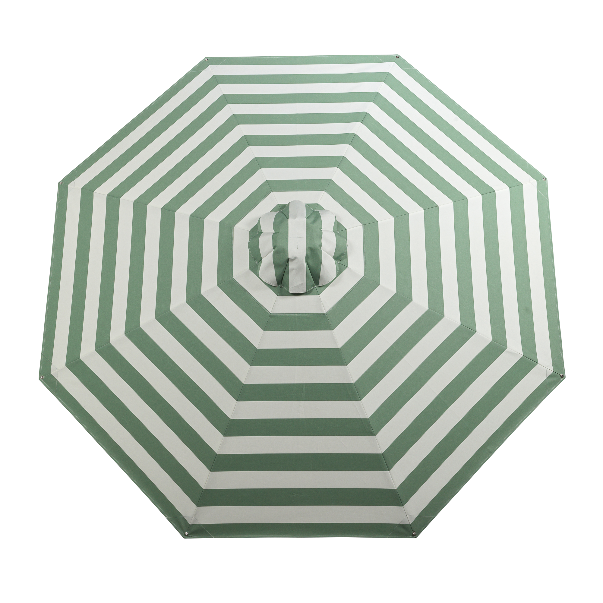 Horiztonal Stripe Umbrella Sage Top