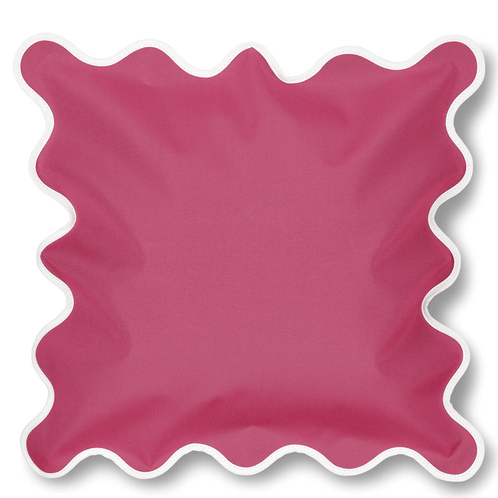 Campbell Parade - Magenta Scalloped Cushion