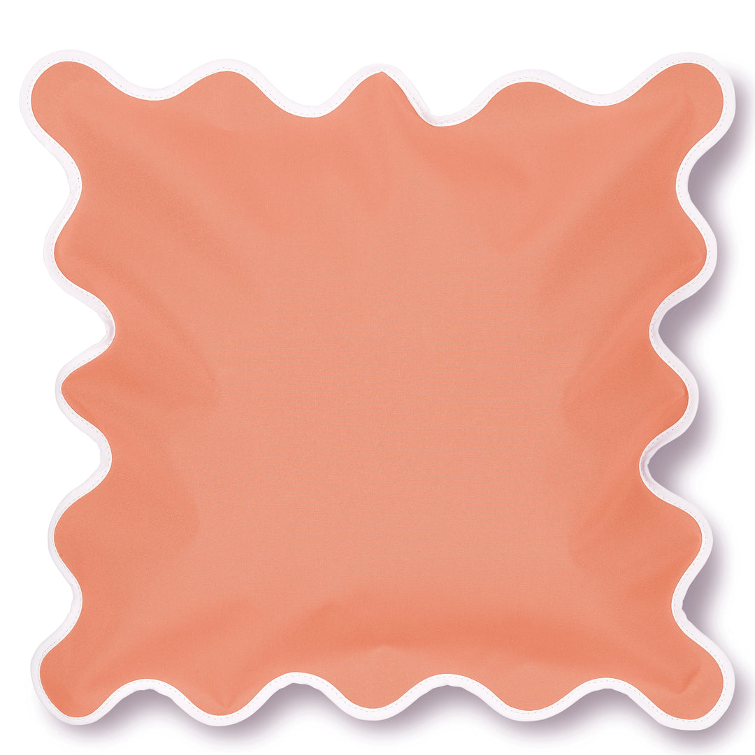 Campbell Parade - Melon Scalloped Cushion