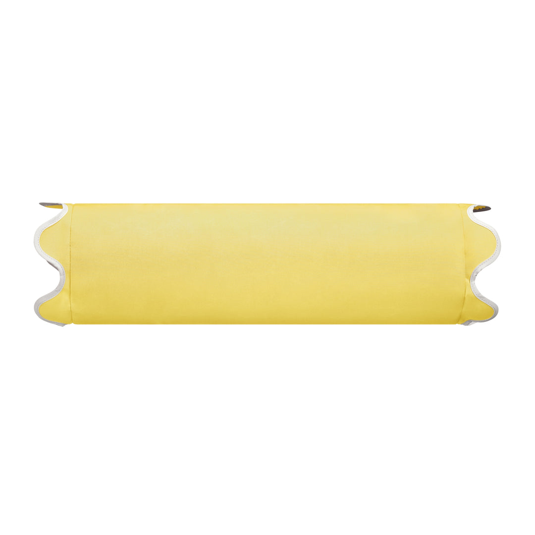 Scallop Bolster - Lemon Solid