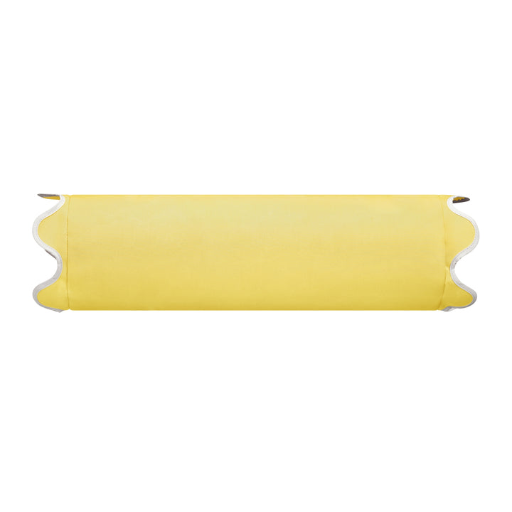 Scallop Bolster - Lemon Solid