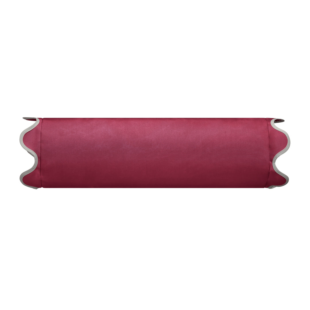 Scallop Bolster - Magenta Solid