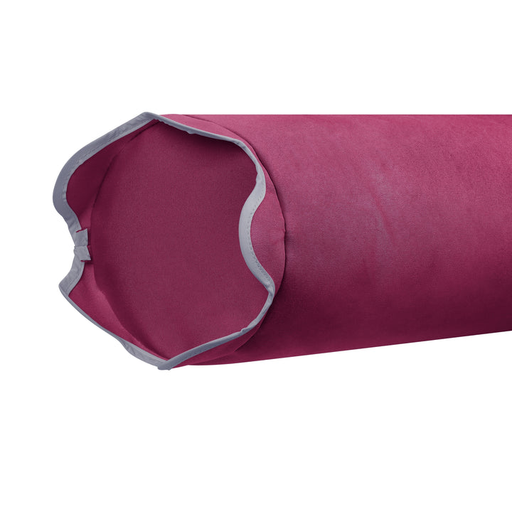 Scallop Bolster - Magenta Solid