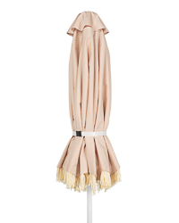 Fitzroy bullion fringe blush champagne down