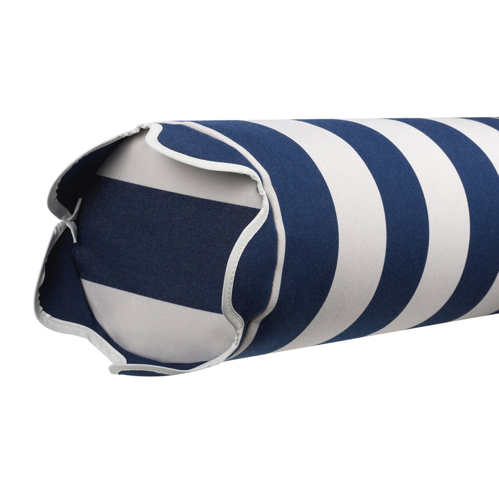 Hastings Street Stripe Scallop Bolster Original Parasol Co