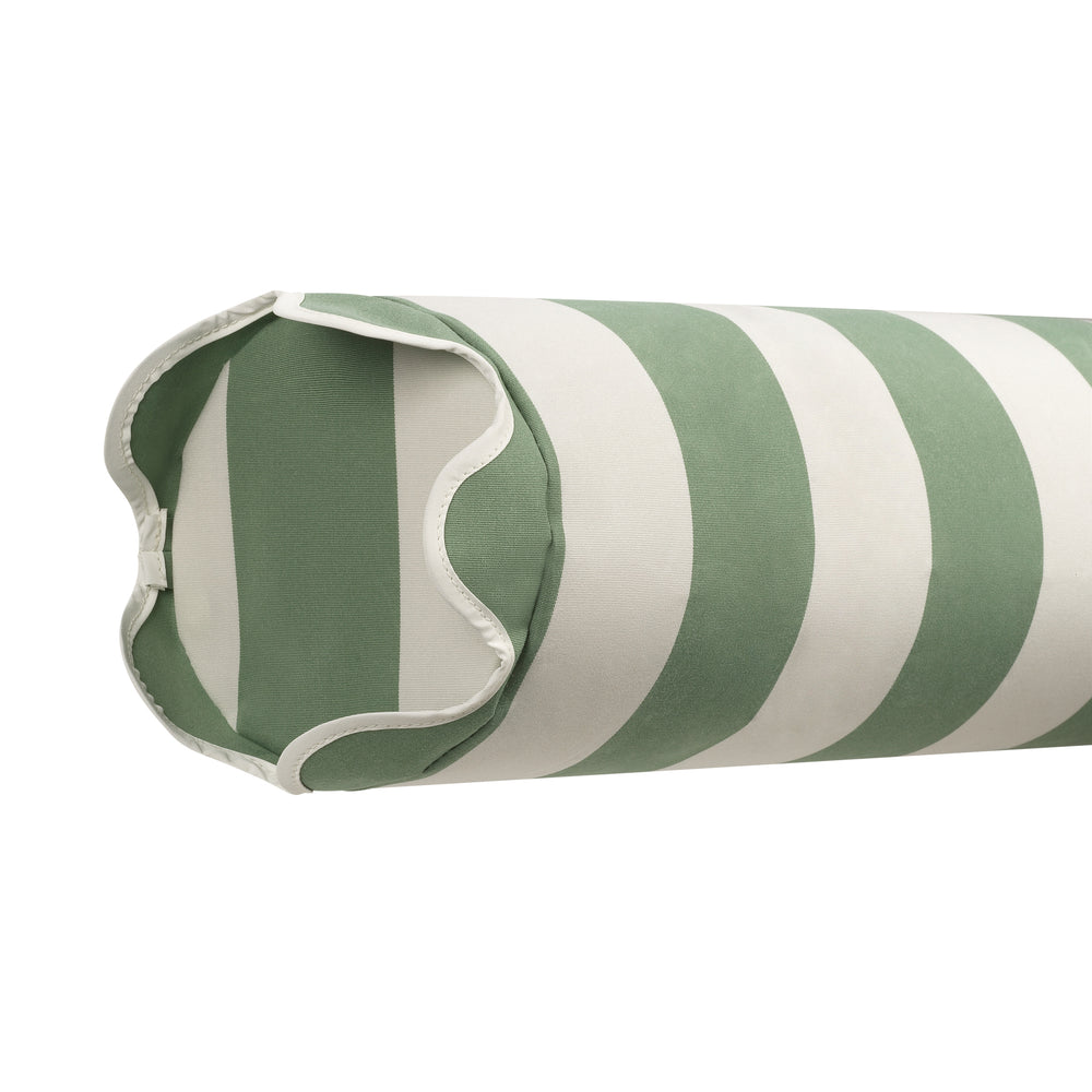 Hastings Street Stripe Scallop Bolster Original Parasol Co