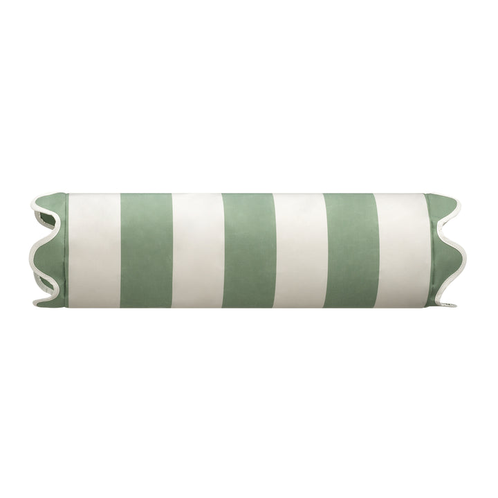 Hastings Street Stripe Scallop Bolster Original Parasol Co