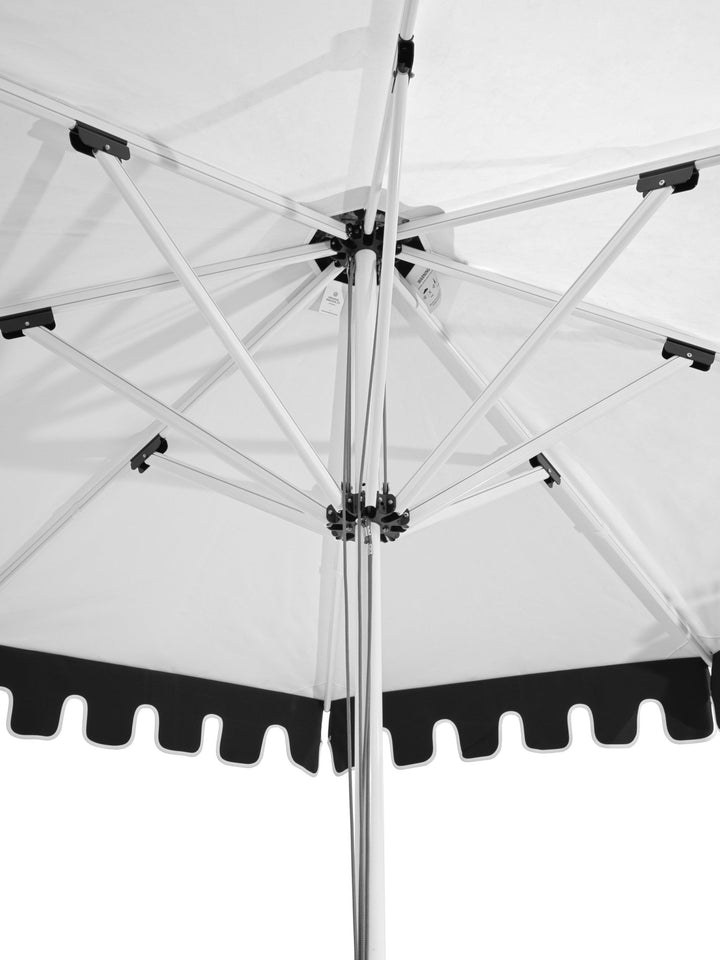 The Palm Beach - White & Black - originalparasolcompany