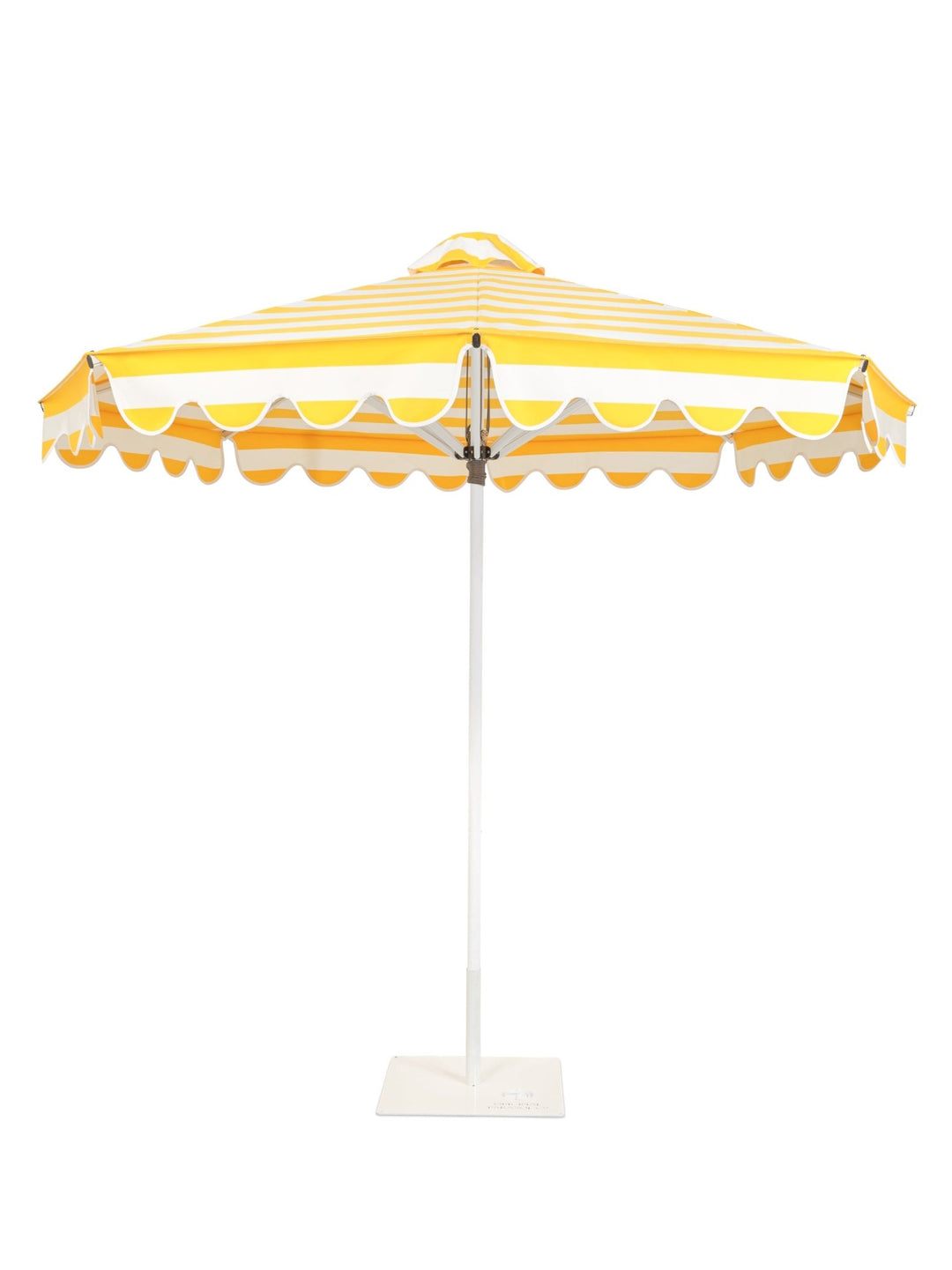 The Balmoral - Yellow Stripe - originalparasolcompany