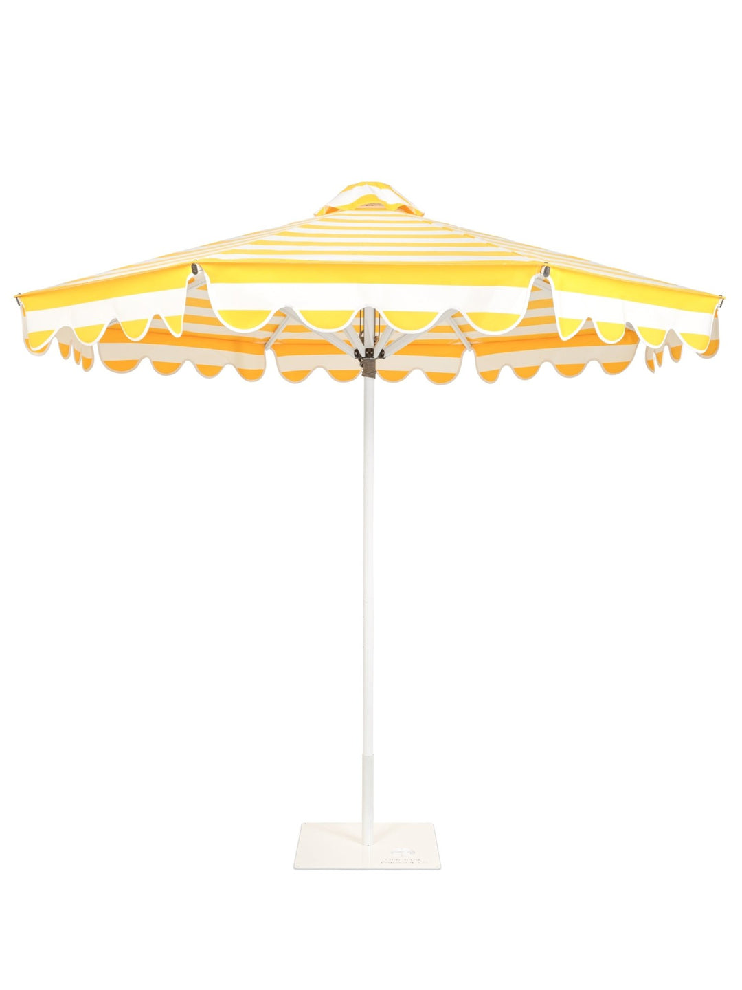 The Balmoral - Yellow Stripe - originalparasolcompany